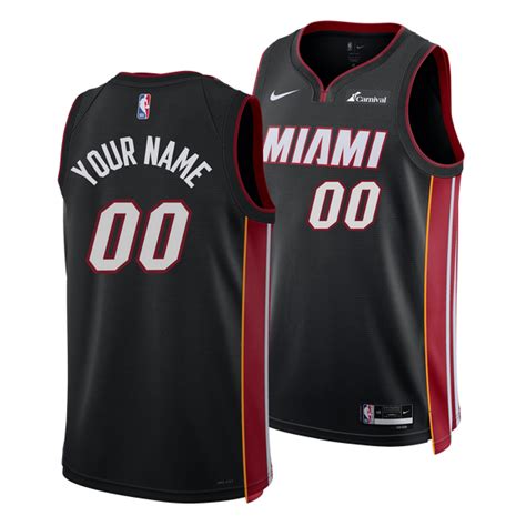 Personalized Nike Miami HEAT Icon Black Swingman Jersey – Miami HEAT Store