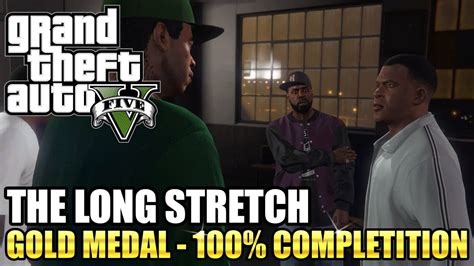 GTA 5 - The Long Stretch (Mission #11) - 100% Gold Medal Guide - YouTube