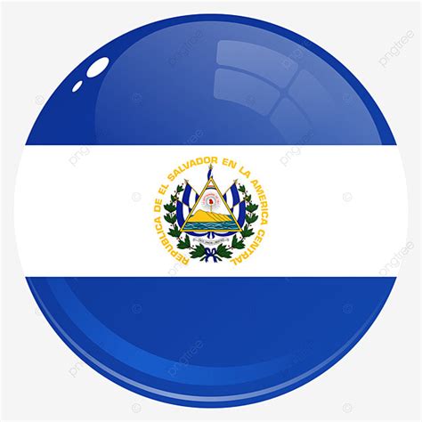 Bandera De Pais Redonda El Salvador PNG ,dibujos Redondo, País, Bandera ...