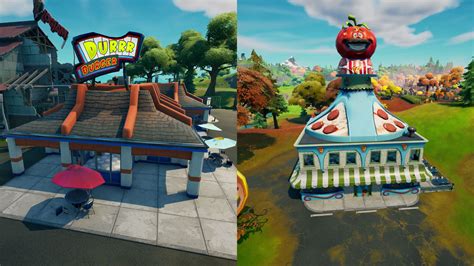 Fortnite Durrr Burger and Pizza Pit locations | GamesRadar+