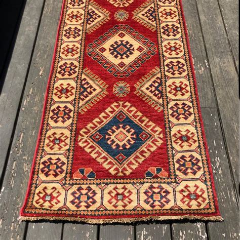 Handmade Afghan Kazakh Finest Gazni Runner Brand | Etsy | Carpet ...