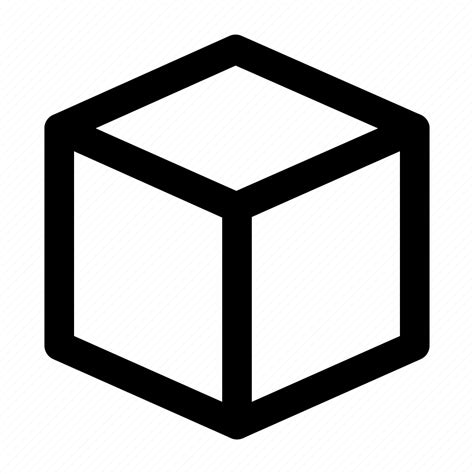 Line, cube, block, 3d, blockchain, geometry, shpaes icon - Download on Iconfinder