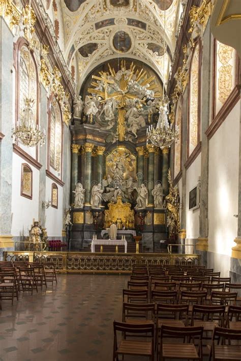 Interior of the Jasna Gora Pauline Order Monastery and Sanctuary in Czestochowa, Poland ...