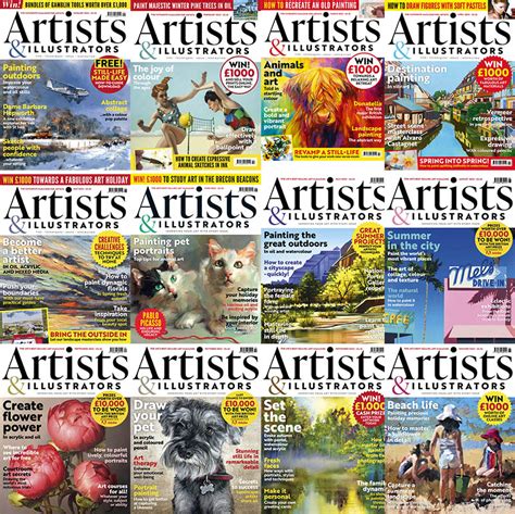 Artists & Illustrators – 2023 Full Year – Ebooks & Magazines