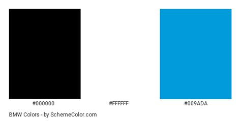 BMW Color Scheme » Brand and Logo » SchemeColor.com