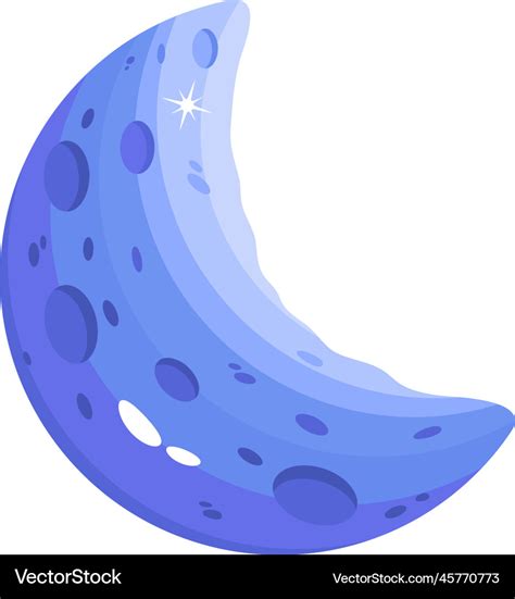 Blue moon Royalty Free Vector Image - VectorStock