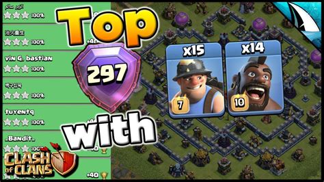 Pushing up with Hybrid at the start! Wrecking bases | Clash of Clans by ...