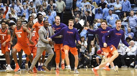 Men's basketball: Clemson makes history, wins at North Carolina for ...