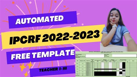 IPCRF 2023 DepED Official Templates Teach Pinas, 46% OFF