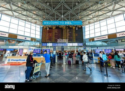 Helsinki, Finland - May 25, 2018: Helsinki Vantaa airport Terminal 2 Stock Photo - Alamy