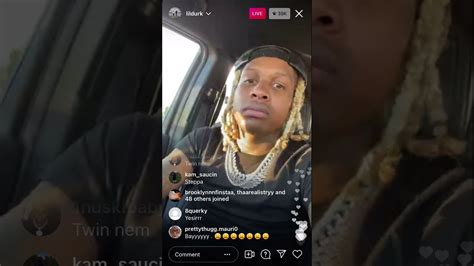 Lil Durk crying on live!!😿 (for von birthday) - YouTube