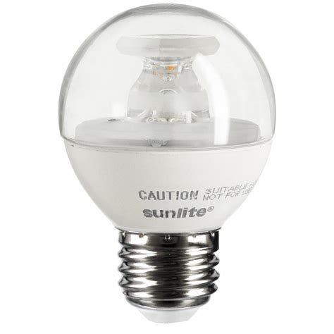 SUNLITE G16 LED 5W 120V E26 Medium Base 2700K Warm White Decorative Bu – BulbAmerica