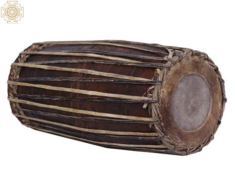 18" Mridangam | Musical Instrument | Exotic India Art