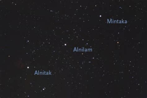 Name Of The 3 Stars In Orions Belt - Belt Poster