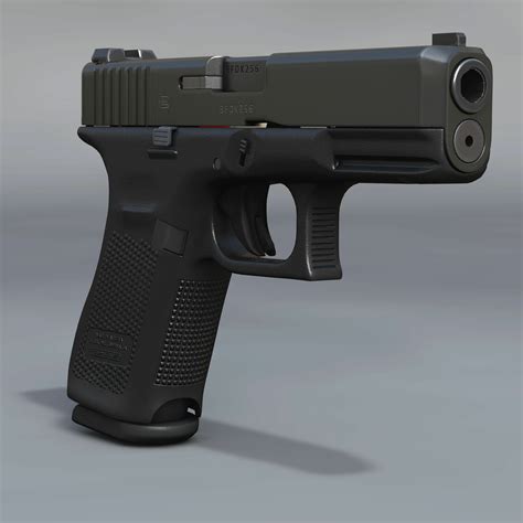 ArtStation - 3d model Glock 19 Gen 5 Full Detail