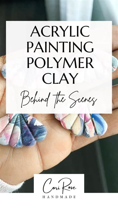 Abstract Acrylic Painting Polymer Clay Technique | Polymer clay earrings, Clay jewelry, Polymer ...