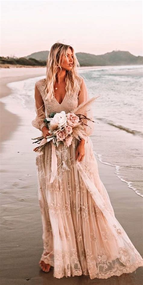 20 Gorgeous Boho Wedding Dresses To Get Inspired in 2022