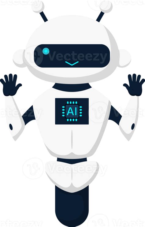 Cute robot, chatbot, AI bot character design illustration. AI technology and cyber character ...