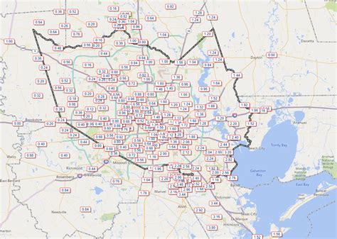 Friday front through Houston area, a chilly day, a stellar weekend ...