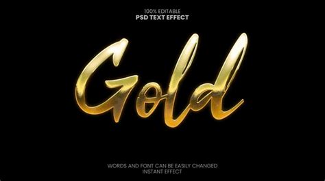 Freepik – Shining gold text effect Free Psd [PSD] – Pikdone