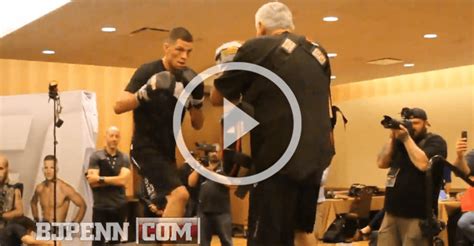 Exclusive Video | Nate Diaz open workout footage | BJPenn.com