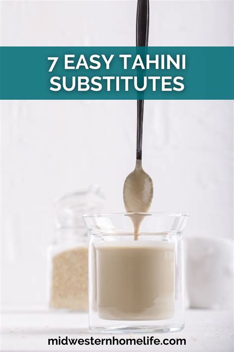 7 Best Tahini Substitutes - Midwestern HomeLife