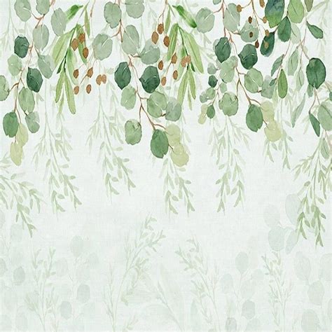 Custom Mural Wallpaper Fresh Green Leaves (㎡) in 2021 | Custom murals, Mural wallpaper, Mural