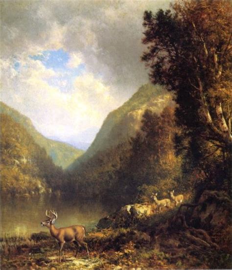 Deer in the Adirondacks, 1878 - William Hart - WikiArt.org