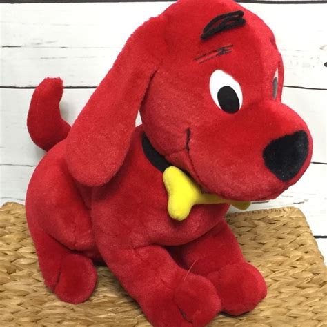 Clifford The Big Red Dog Plush Stuffed Animal by Toy Island 14" long #ToyIsland | Plush stuffed ...