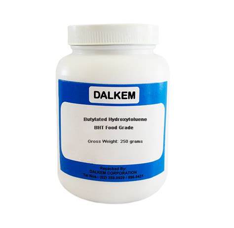 Dalkem Butylated hydroxytoluene BHT Food Grade Preservative | Store - Online Industrial Chemical ...