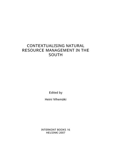 (PDF) Changes of the land law and land policies in Tanzania and their ...