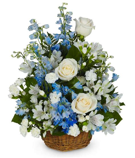 Peaceful Wishes Basket - FlowersForYou.com