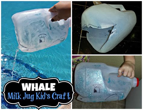 DIY: Whale Milk Jug Kid's Craft (Great For Water Play!) - Crafty Morning