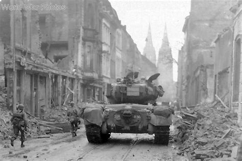 M26 Pershing of the 3rd Armored Division in action Cologne 6 March 1945 | World War Photos