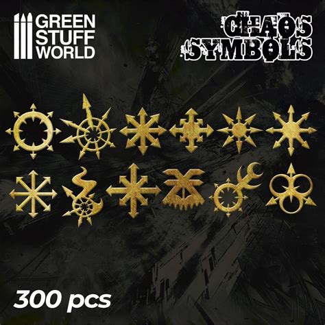 Chaos Runes and Symbols - Khorne Tzeentch Nurgle Slaanesh Daemons ...