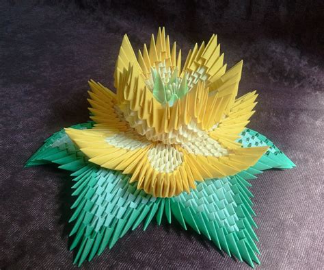 Origami Lotus Diagram