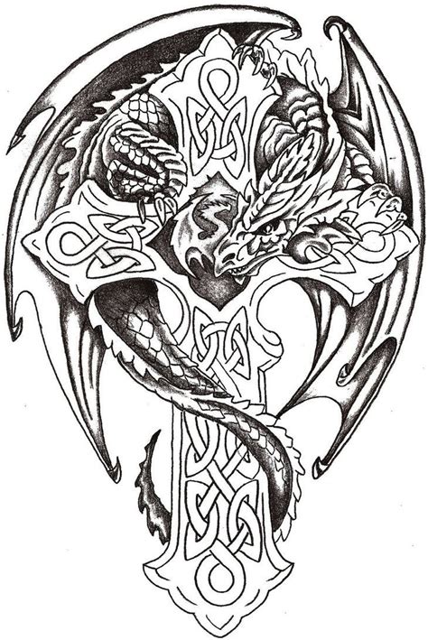 Dragon Lord Celtic by TheLob on deviantART | Celtic coloring, Celtic ...