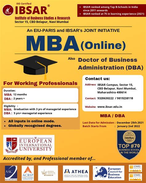 MBA (Online) for Working Professionals | Top MBA Colleges in Mumbai ...