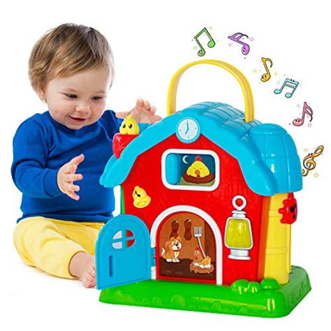 HISTOYE Musical Barn Activity Cube Learning Baby Toys for 1 Year Old Developmental Toddler Early ...