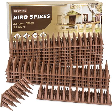 Outdoor Bird Spikes for Fences and Roof - 22 Pack Nepal | Ubuy