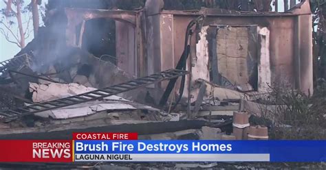 Laguna Niguel brush fire destroys at least 20 homes - CBS Los Angeles