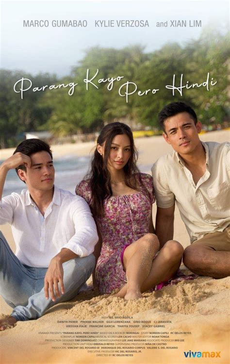 Kylie Verzosa, Marco Gumabao, and Xian Lim form a love triangle in 'Parang Kayo Pero Hindi ...