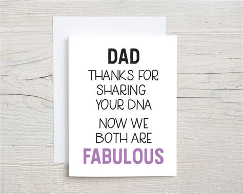 Father's Day Card, Happy Father's Day, Birthday Card for Dad, Card From ...