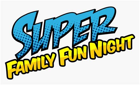 Clip Art Family Night Clip Art - Super Family Fun Night, HD Png ...