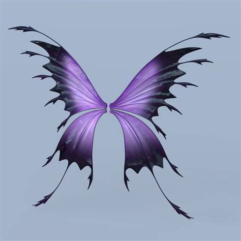 Fairy or Butterfly Wings Set C 3D model | CGTrader