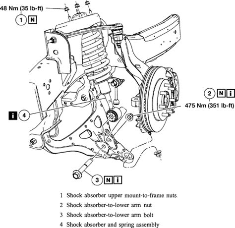 2006 Ford f150 front wheel bearing torque specs