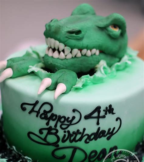 T-Rex Birthday Cake