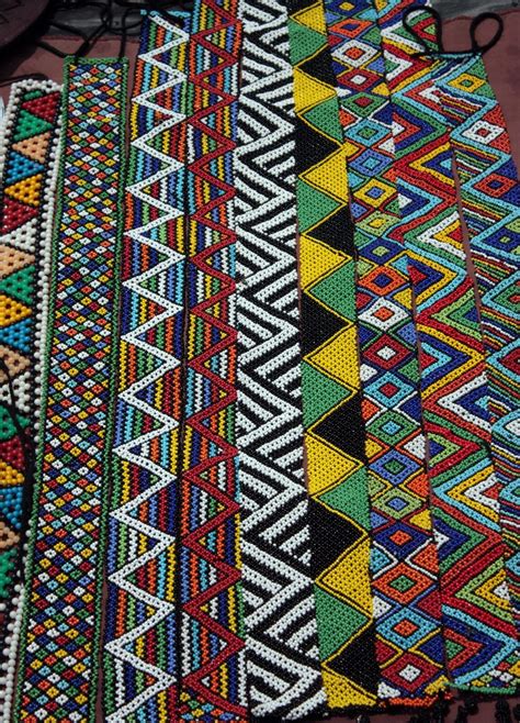 Beads, Durban beachfront | Bead work, African pattern, African textiles