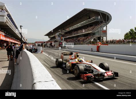 Pedro De La Rosa (ESP) im HRT F111 during the Formula One Grand Prix of Spain 2012 Stock Photo ...