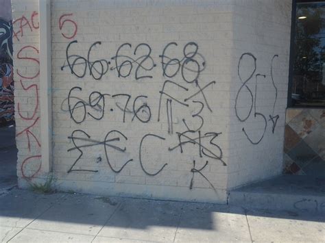 crip gangs graffiti: east coast crip ( 62 street )